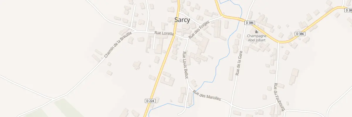 Plan du 9 Rue des Etangs à Sarcy