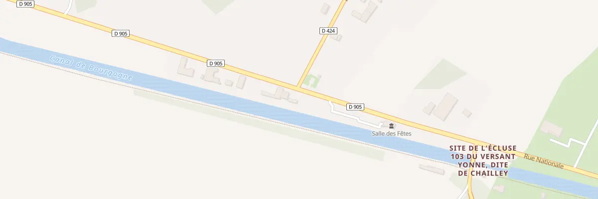 Plan du 24 Rue Nationale à Percey