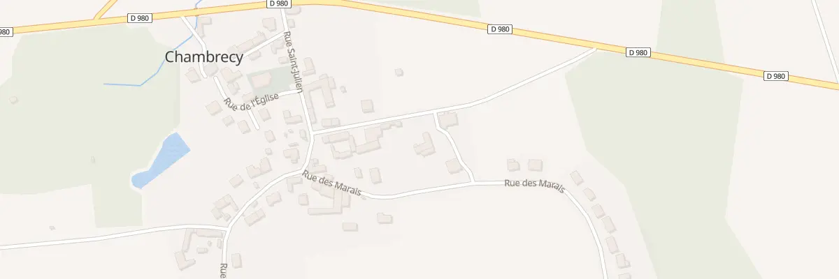 Plan du 4 Rue du Chateau à Chambrecy