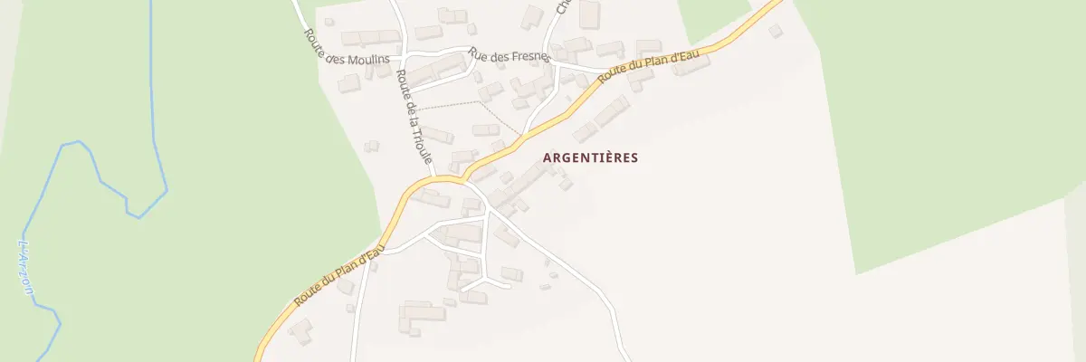 Plan du 5113 Argentieres à Beaune-sur-Arzon