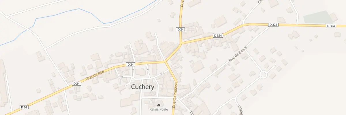 Plan du 5 Gr Grande Rue à Cuchery