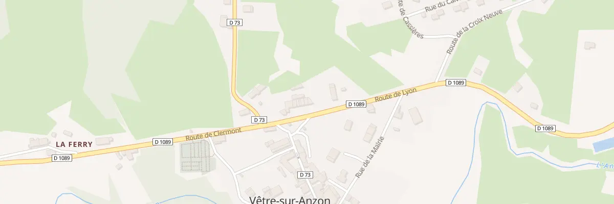 Plan du 13 Rte de Lyon à Vêtre-sur-Anzon