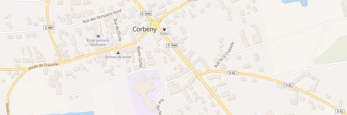 Plan du 6 Rte de Reims à Corbeny