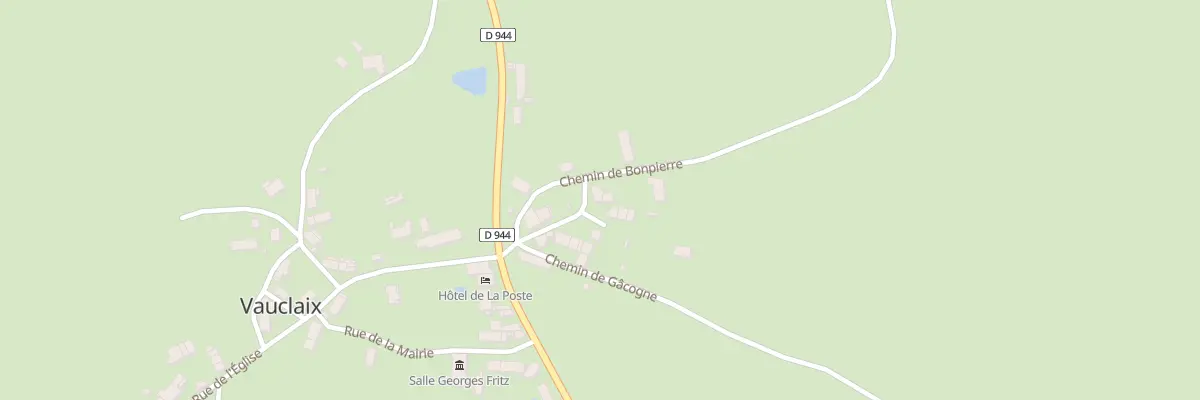 Plan du 1 Pl de la Chaume à Vauclaix