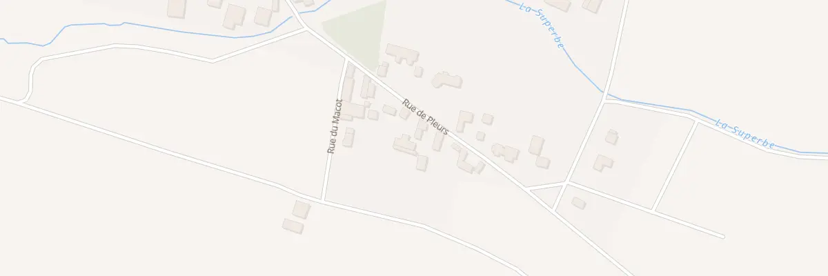 Plan du 12 Rue de Pleurs à Linthelles