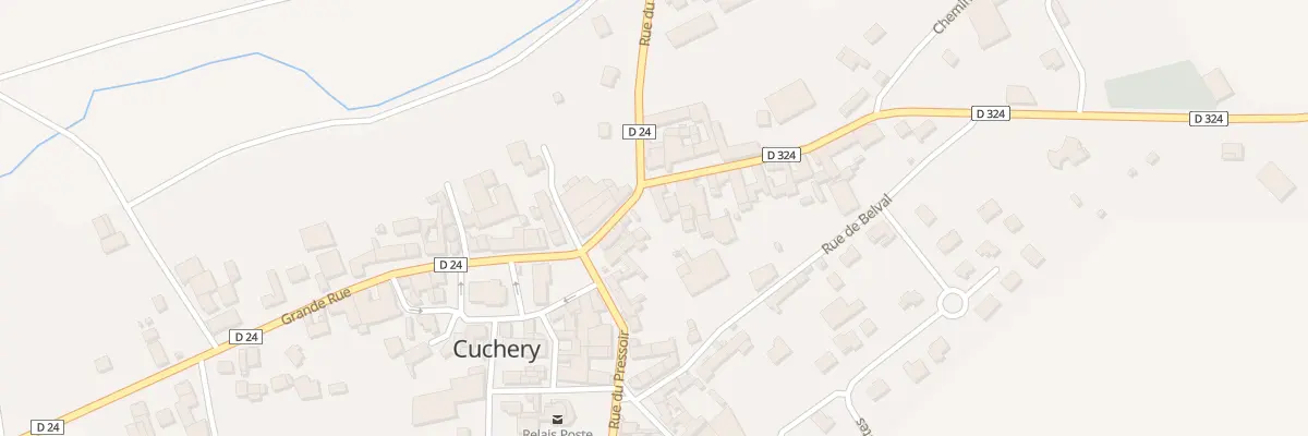 Plan du 2 Rue de la Gayette à Cuchery