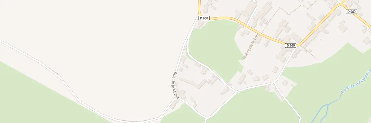 Plan du 1 Rue de la Motte à Voulpaix