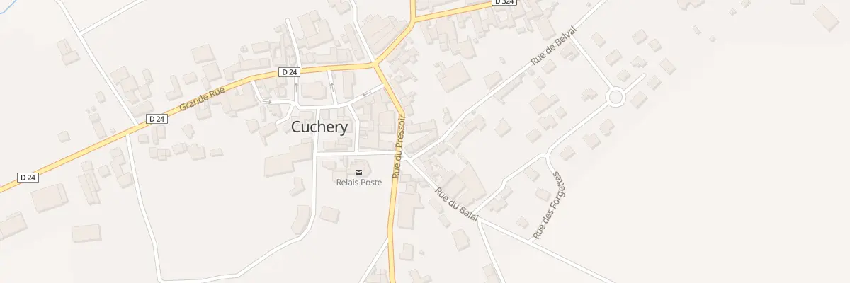 Plan du 1 Rue de Belval à Cuchery