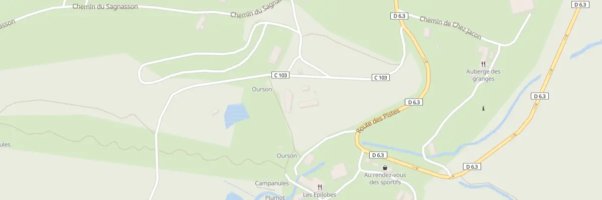 Plan du 76 Che des Réfugiés Espagnols à Chalmazel-Jeansagnière