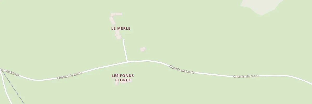 Plan du 1330 Chem du Merle à Sail-les-Bains