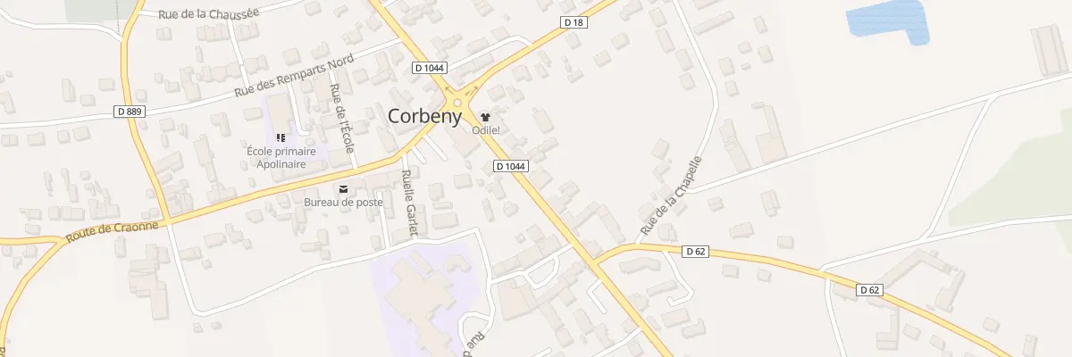 Plan du 9 Rte de Reims à Corbeny