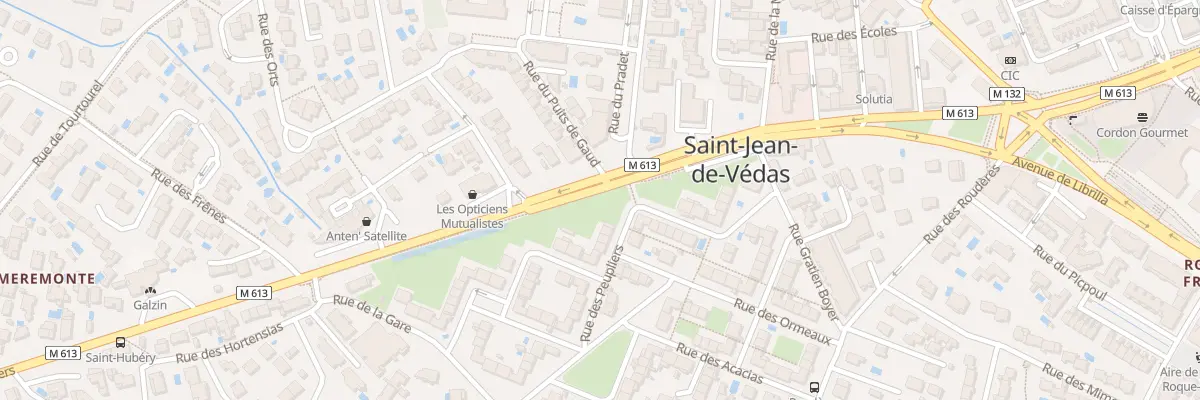 Plan du 7 Rue des Noyers à Saint-Jean-de-Védas