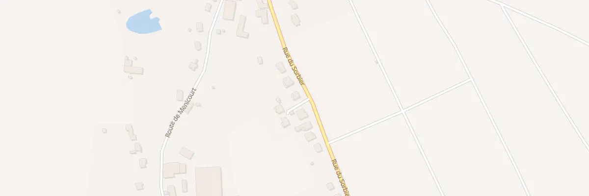 Plan du 14 Rue du Sorbier à Cuchery