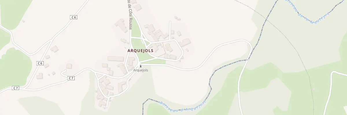 Plan du 95 Rue du Couderc Arquejols à Rauret