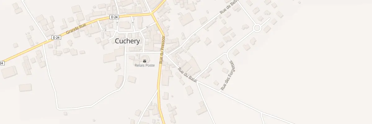 Plan du 7 Rue du Balai à Cuchery