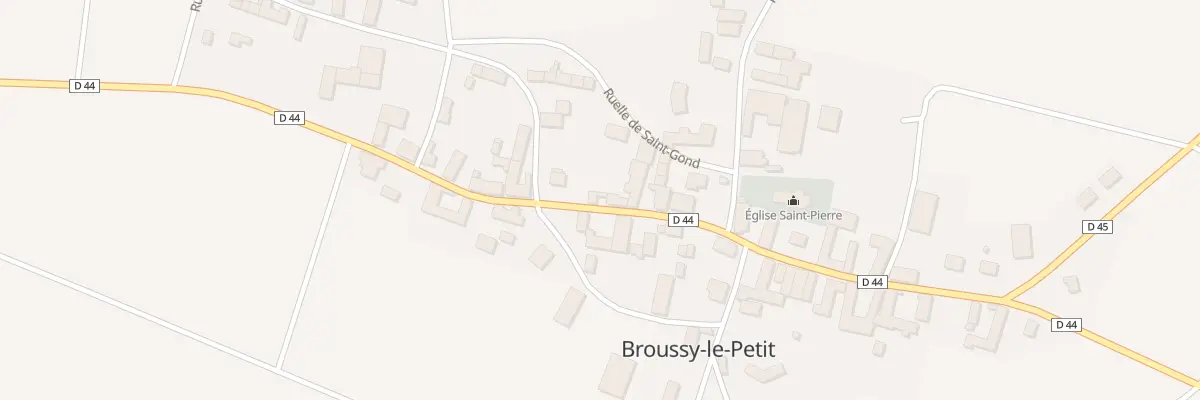 Plan du 6 Rue du Moulin a Vent à Broussy-le-Petit