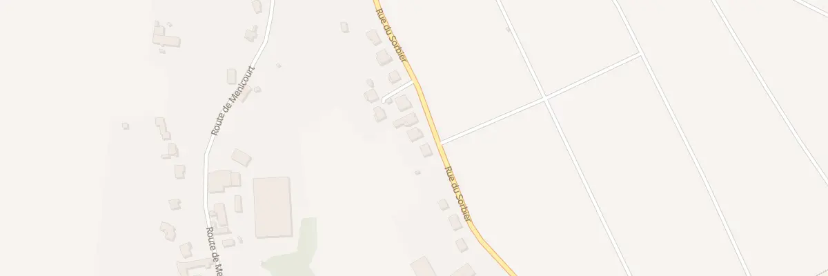 Plan du 20 Rue du Sorbier à Cuchery