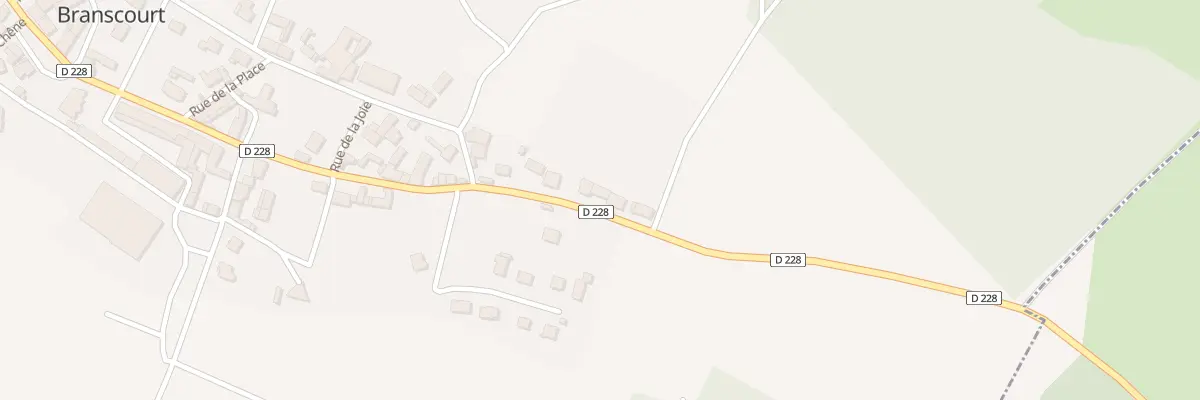 Plan du 43B Rue du Haut de la Ville à Branscourt