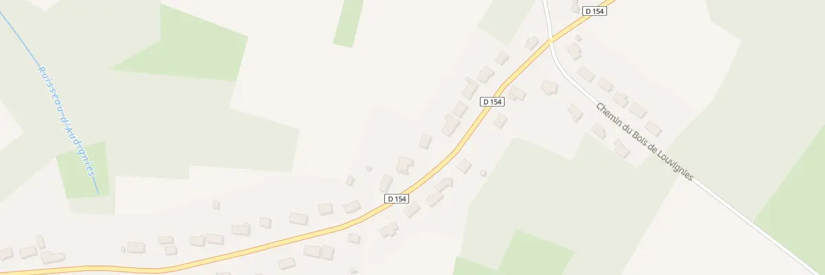 Plan du 715 Rte de la Longueville à Audignies