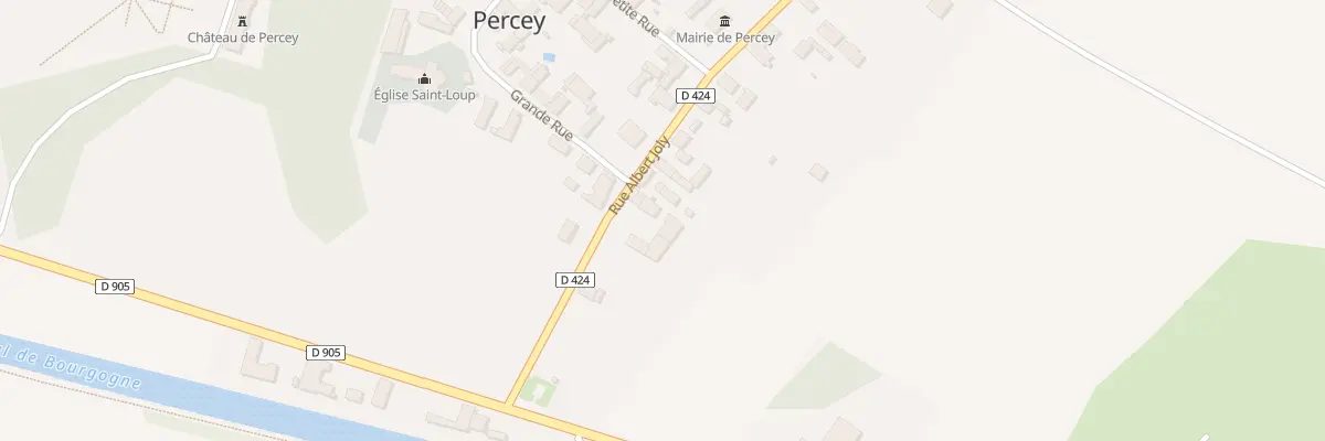 Plan du 4Y Rue Albert Joly à Percey