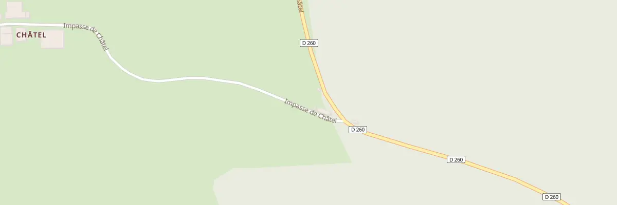 Plan du 2 Imp de Châtel à Savigny-Poil-Fol