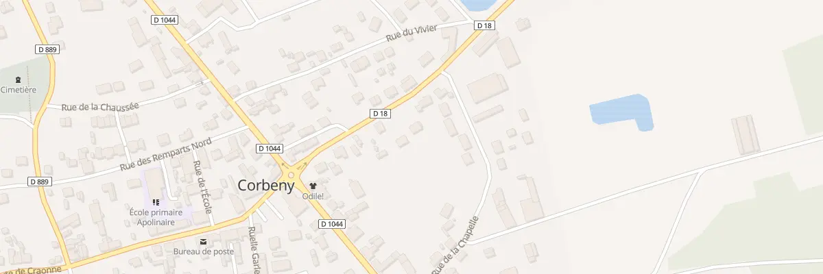 Plan du 8 Rue Marc Lavetti à Corbeny