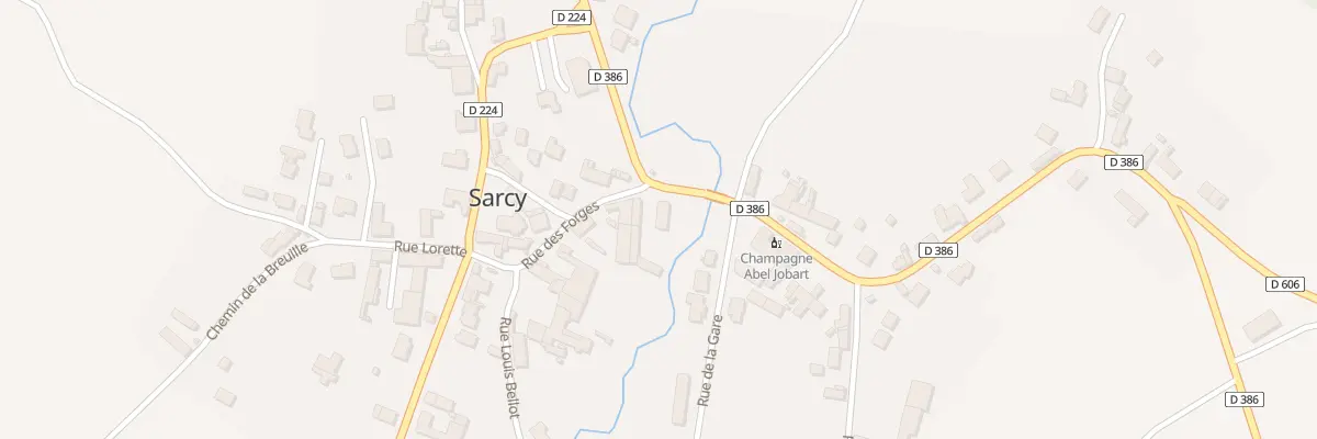 Plan du 2 Rue de la sous Prefecture à Sarcy