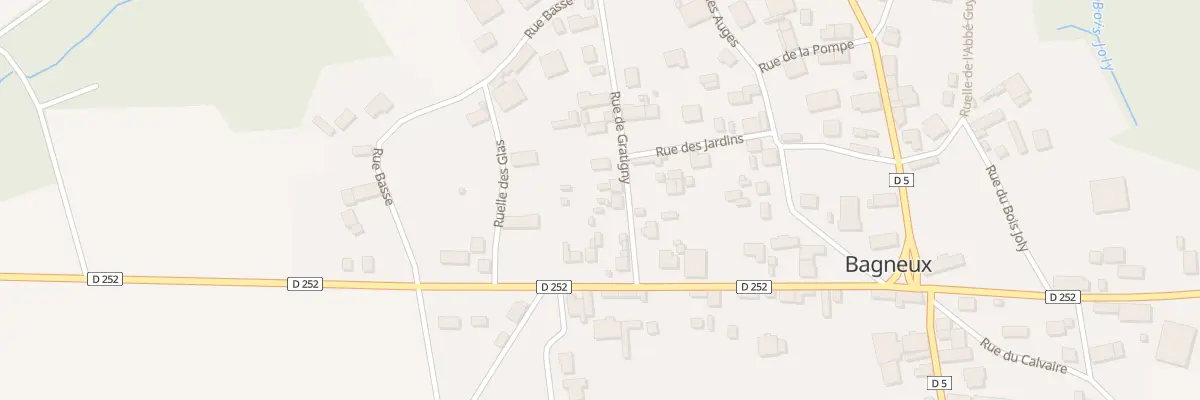 Plan du 3 Rue de Gratigny à Bagneux
