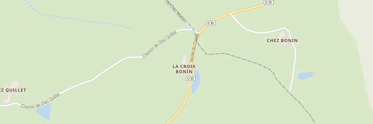 Plan du 881 Rte du Crozet à Saint-Bonnet-des-Quarts