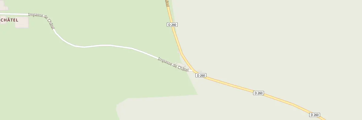 Plan du 69A Chatel à Savigny-Poil-Fol