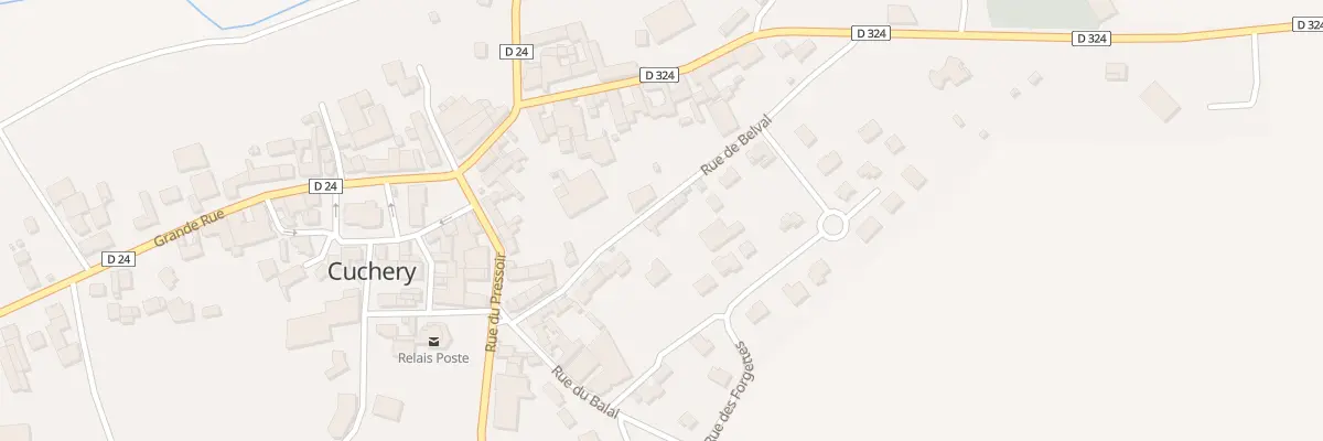 Plan du 6 Rue de Belval à Cuchery