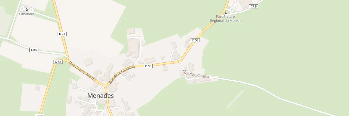 Plan du 19 Rue de la Fontaine à Menades