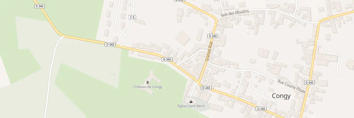 Plan du 2 Rue des Boulangers à Congy