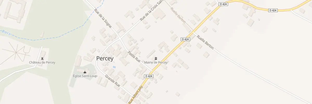Plan du 17 Rue Albert Joly à Percey