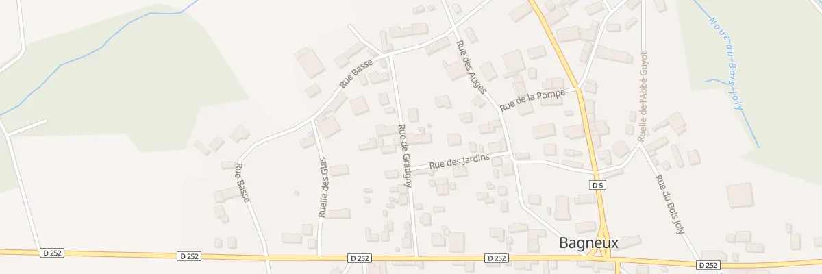 Plan du 8 Rue de Gratigny à Bagneux