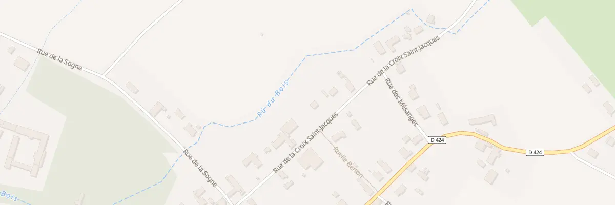 Plan du 7 Rue de la Croix Saint Jacques à Percey