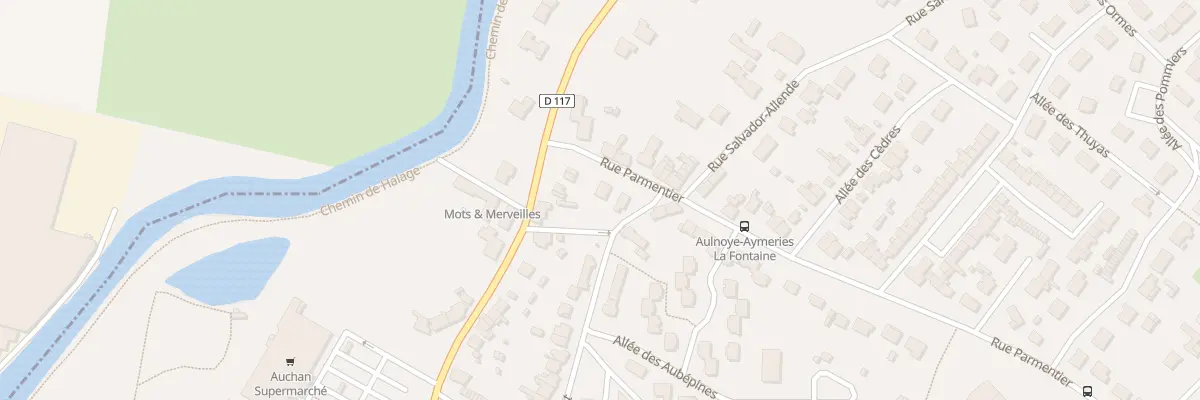 Plan du 75 Rue Parmentier à Aulnoye-Aymeries
