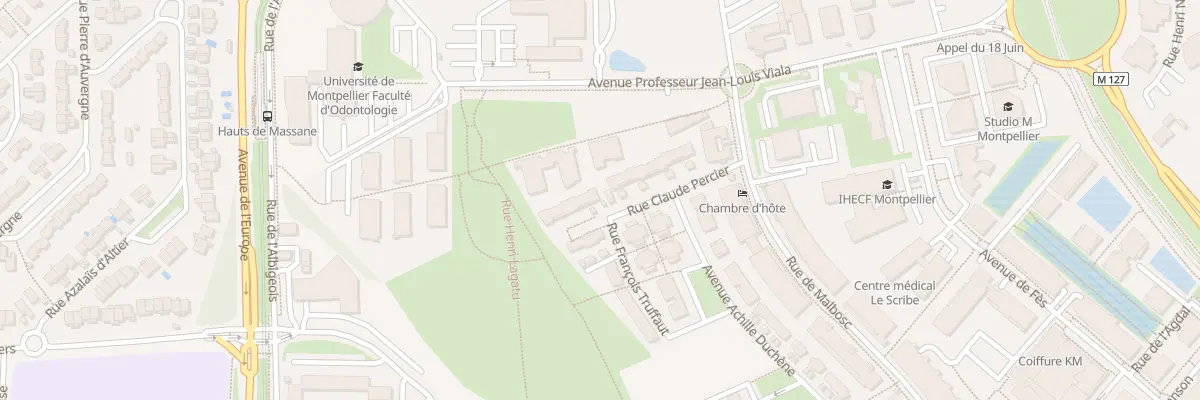 Plan du 104 Rue Claude Percier à Montpellier