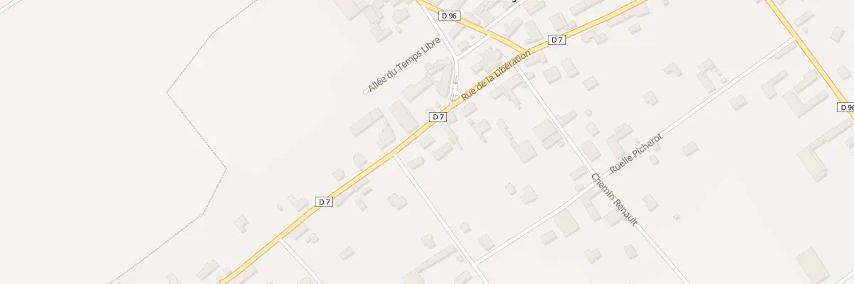 Plan du 14 Rue de la Libération à Orvilliers-Saint-Julien