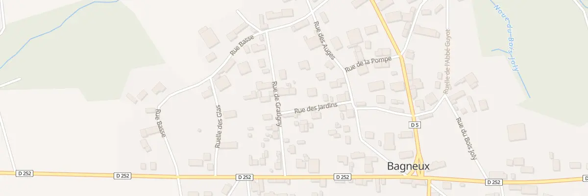 Plan du 6 Rue des Jardins à Bagneux