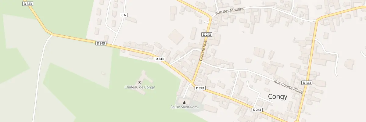 Plan du 3 Rue du Colombier à Congy