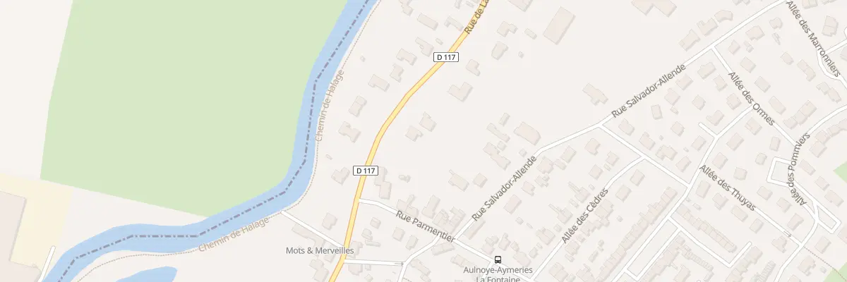 Plan du 52 Rue la Fontaine à Aulnoye-Aymeries