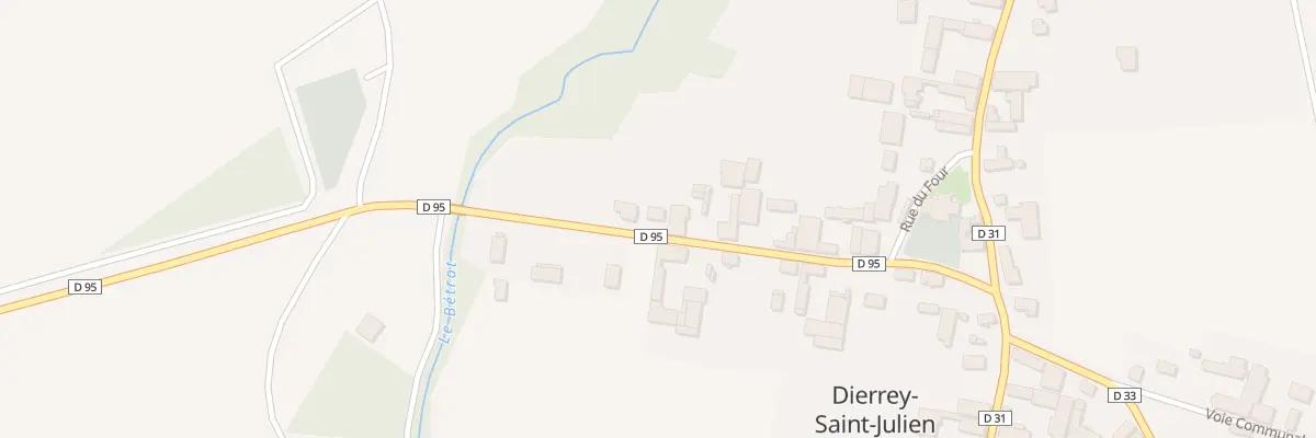 Plan du 10 Rue de la Planche à Dierrey-Saint-Julien