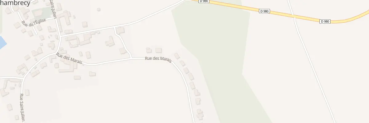 Plan du 29 Rue des Marais à Chambrecy
