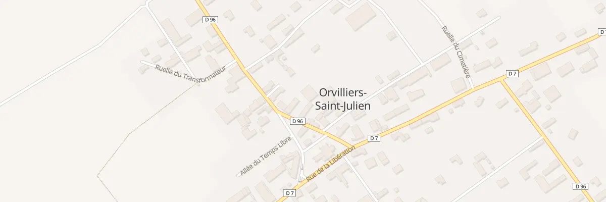 Plan du 6 Rue de la Paix à Orvilliers-Saint-Julien