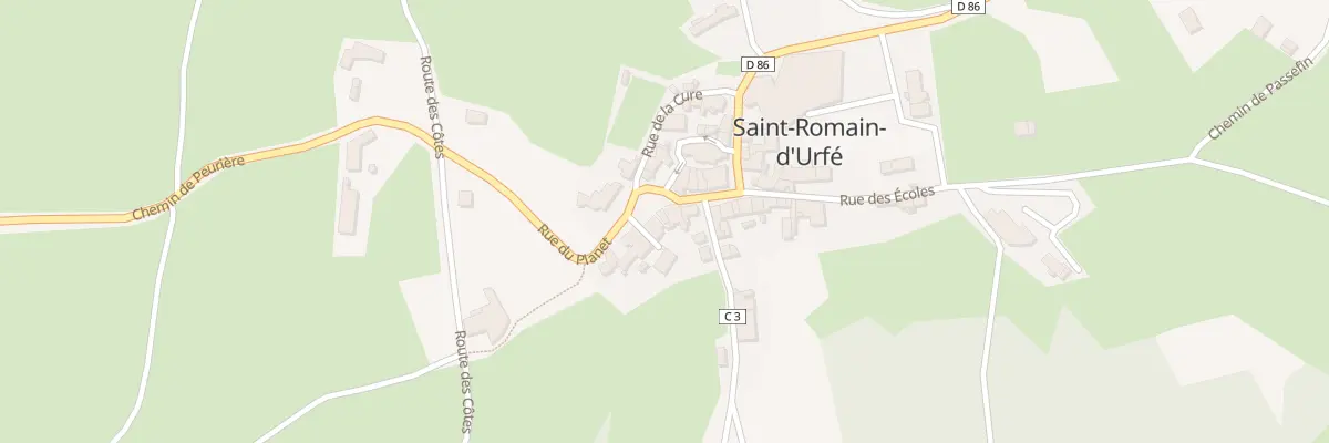Plan du 39 Rue du Planet à Saint-Romain-d’Urfé