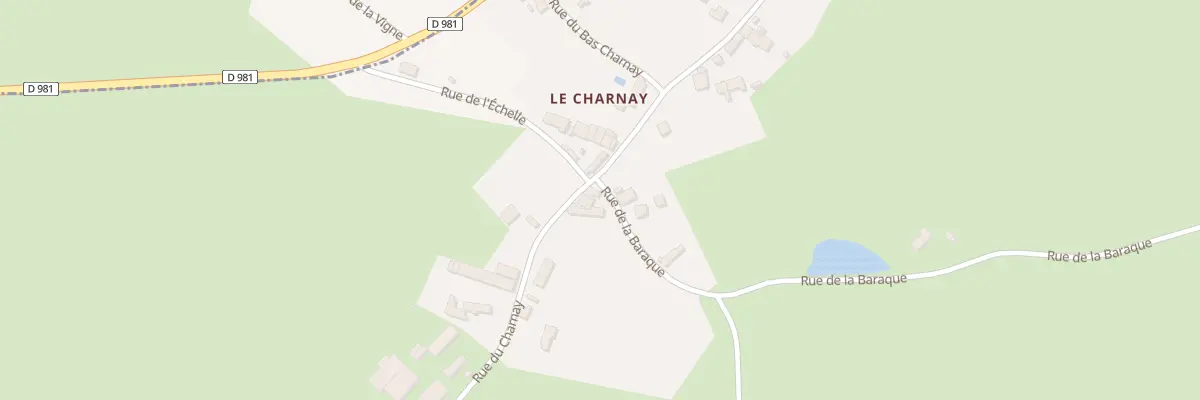 Plan du 121 Le Charnay à Lanty
