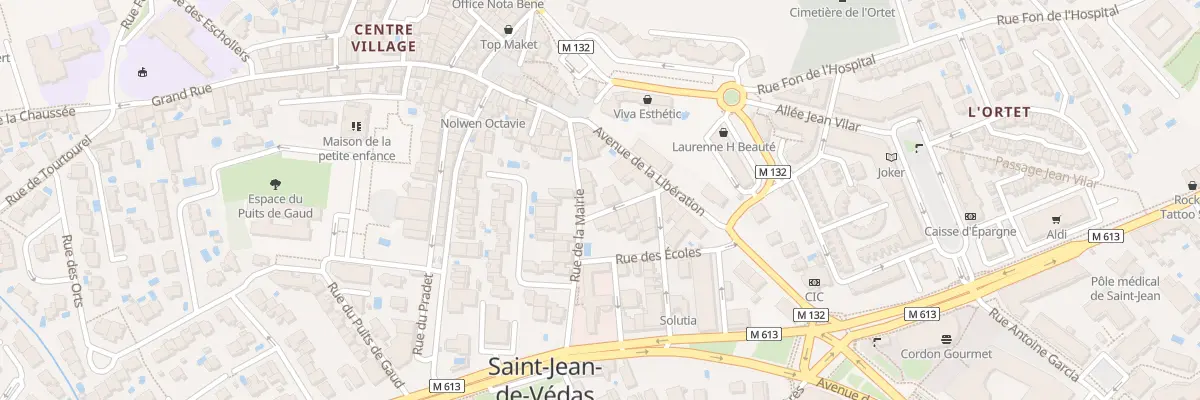 Plan du 3 Rue Pasteur à Saint-Jean-de-Védas