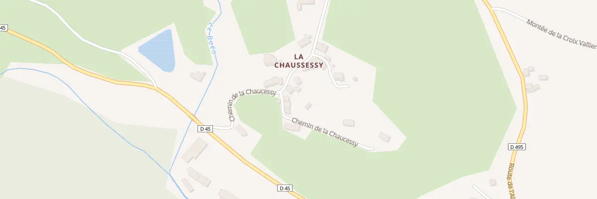 Plan du 305 Che de la Chaucessy à Saint-Just-en-Chevalet