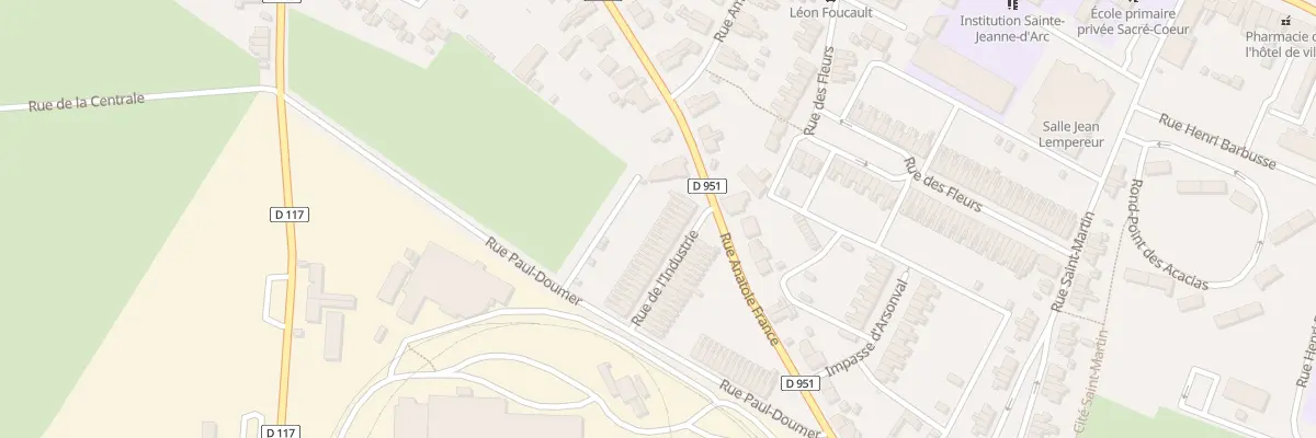 Plan du 48 Rue de L Industrie à Aulnoye-Aymeries
